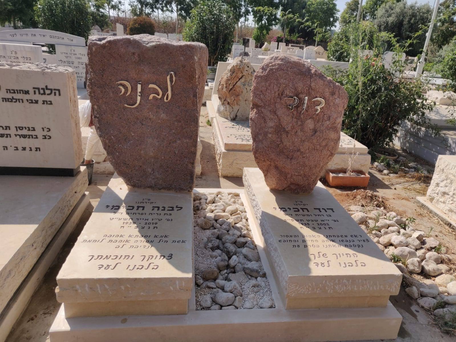 מצבות זוגיות בתמונות