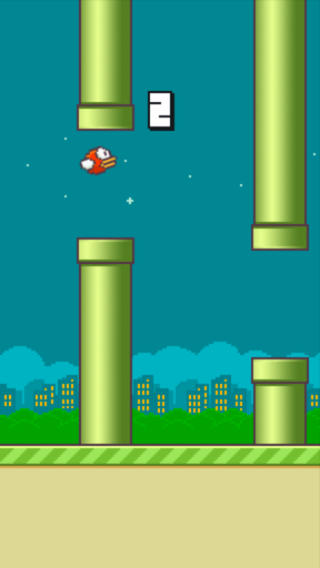 מסך Flappy Bird