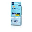 e & chicken+ 1 Light Maxi Advance כלב בוגר גזע גדול לייט עוף ואורז שק במשקל 15 ק"ג