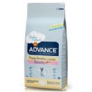 e & Salmon Sensitive Puppy Advance גור כלב סנסיטיב סלמון ואורז שק במשקל 12 ק"ג