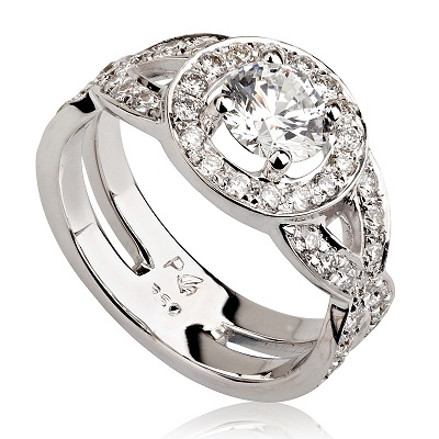 טבעת אירוסין מיוחדת - Braids