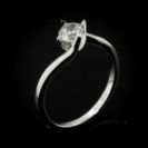 טבעת אירוסין זולה - Simple twist