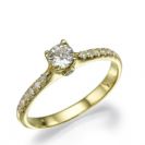 טבעת אירוסין זהב צהוב - Mia 5