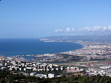 מפרץ חיפה מתוך ויקפדיה