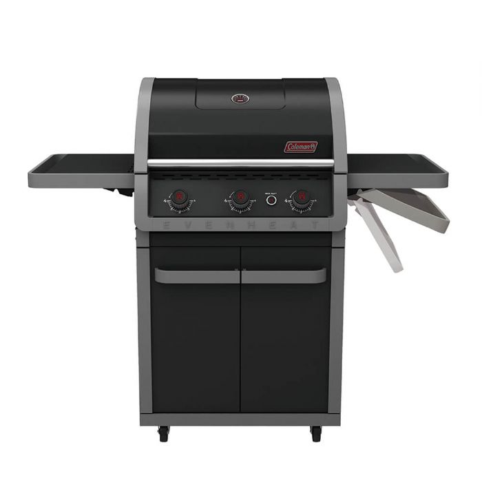 COLEMAN גריל גלקסי 3 מבערים מדפים מתקפלים