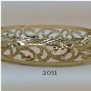 צמיד זהב 14K שמיניות מרוקאי משולב חריטת יהלום עם נצנץ וקנטים בוהקים בצדדים (2051)