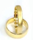 טבעת זהב חלקה חצי עגול רוחב 4-6 מ"מ לפי בחירה (4505)