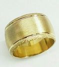 טבעת נישואין מעוצבת ברוחב 12 מ"מ (4442)