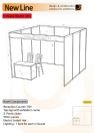 Standard Booths With 3 Walls - Different Measurements & Sizes