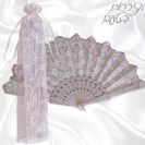 מניפה + אריזת תחרה לחלוקה לנשים