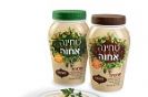 אחוה: טחינה אורגנית רגילה ומלאה בעיצוב חדש