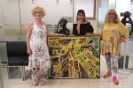בנק דיסקונט: אביבה שמר - ציורים / ברברה רובינזון - פסלים