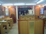 אולם התפילה בבית הכנסת אור-הרש"ש. כרמיאל