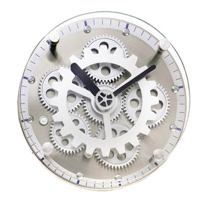 BZ1572 שעון שולחני גלגלי שיניים