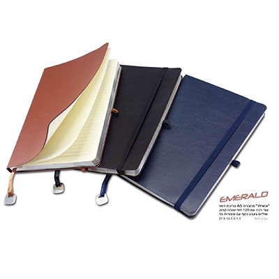 BC1517 - מחברת A5 עם סגירת גומייה