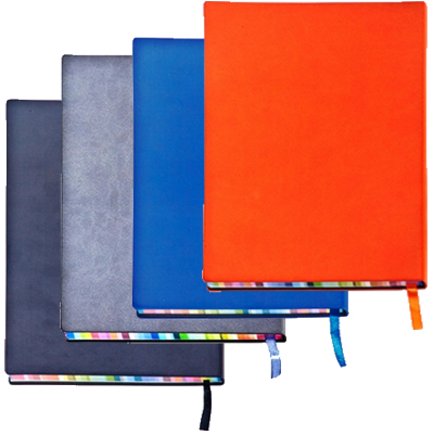 BM8058 - מחברת A5 עם שוליים צבעוניים