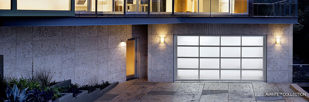 aluminum glass garage door in los angeles