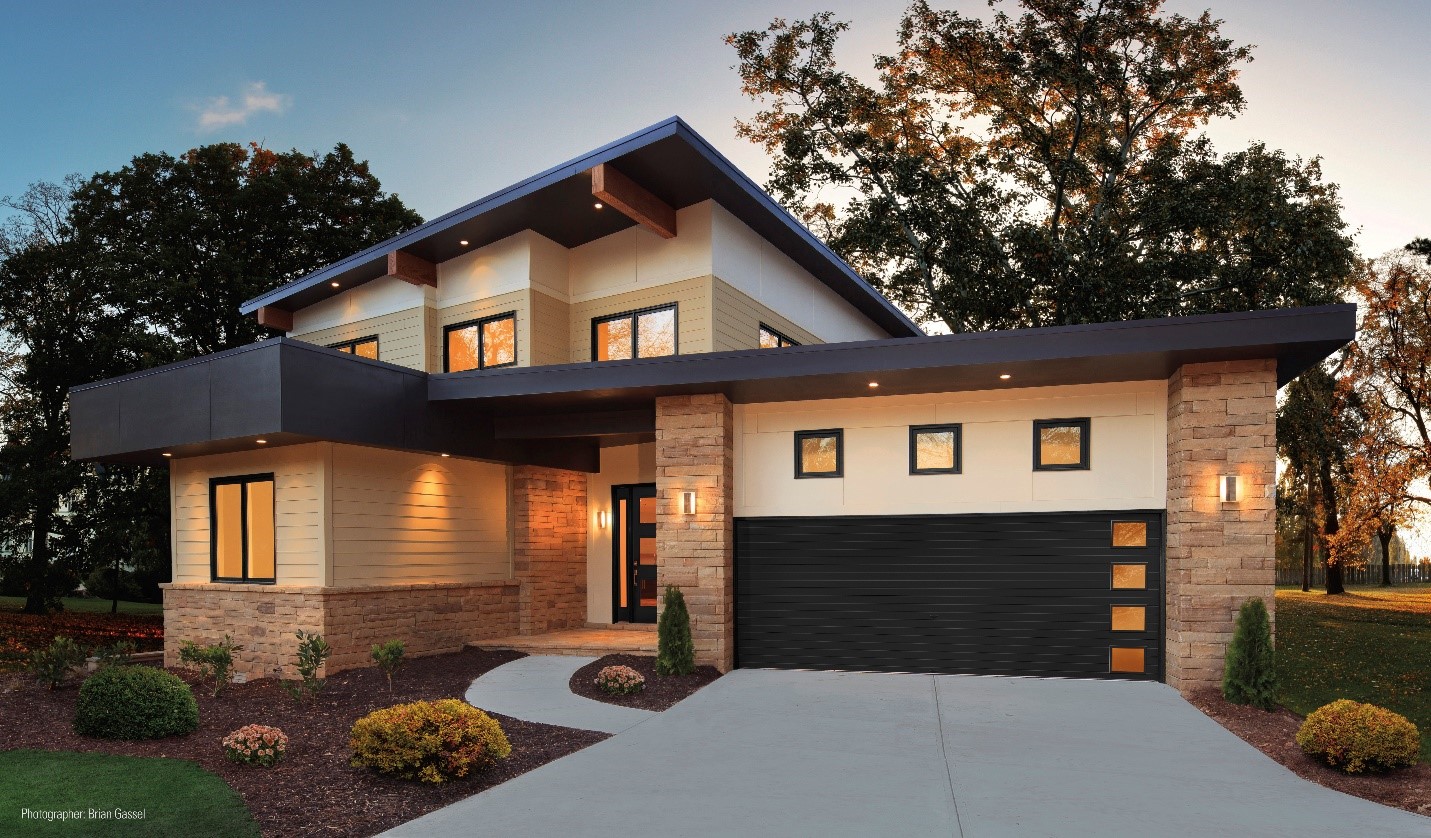 modern garage door