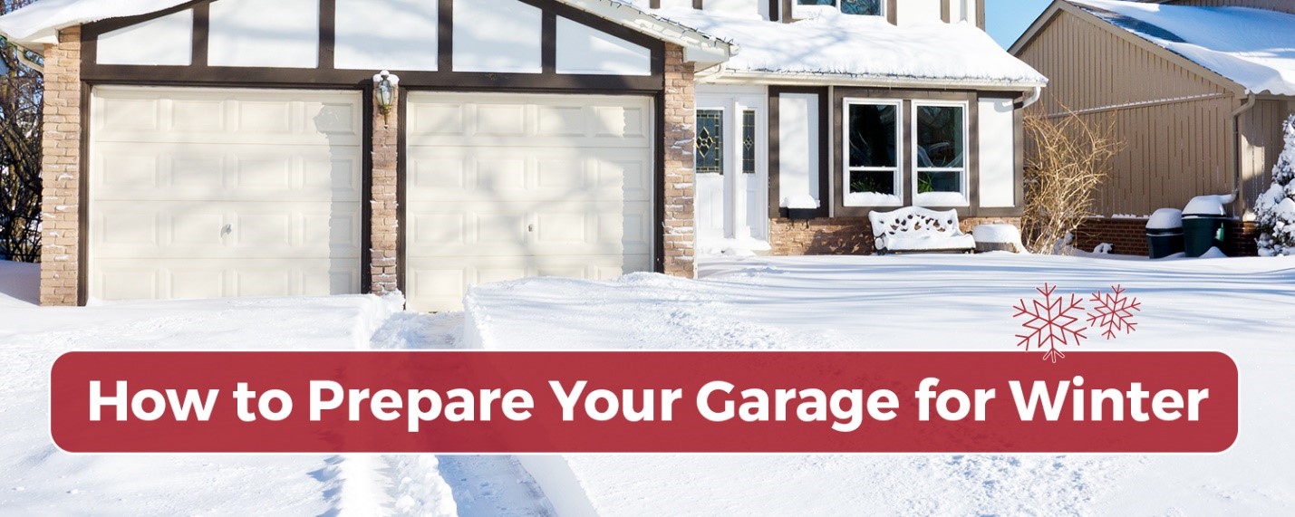 prepare your garage door for winter
