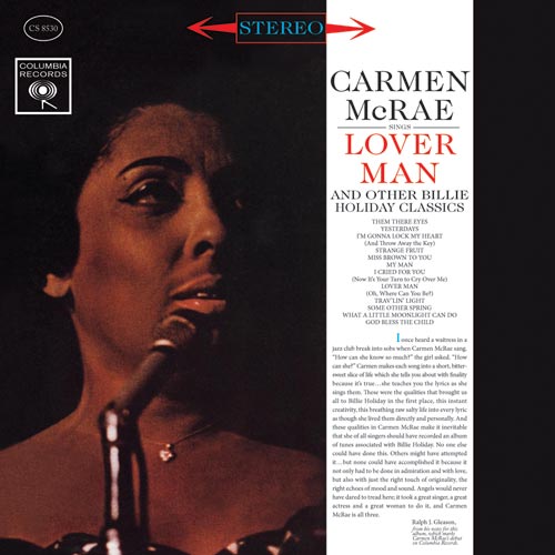 Carmen McRea Sings Billie Holiday
