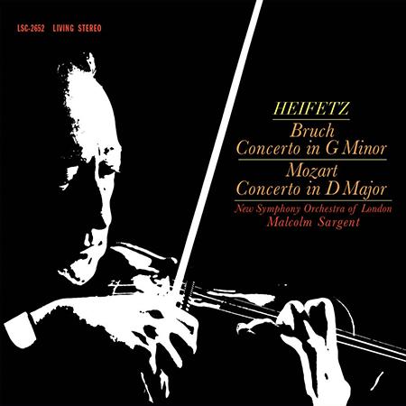 Heifetz-Sargent Bruch Concerto in G Minor Mozart Concerto in D Major