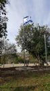 תורן פלדה קוני בגובה 8 מטר התקנה במושב בת שלמה