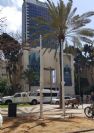 תורן אלומיניום קוני בגובה 5 מטר התקנה בשדרות רוטשילד בית העצמאות