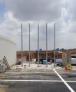 תורן פלדה קוני בגובה 5 מטר התקנה בפארק עסקים בשוהם