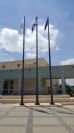 החלפת כבלים וגלגלות, הוספת מתקן למניעת סבסוב הדגל בתרני פלדה גובה 12 מטר במכללה הלאומית לשוטרים