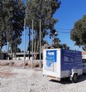 תורן פלדה קוני בגובה 6 מטר התקנה בבסיס תל השומר