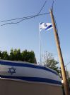 תורן אלומיניום מפרקי בגובה 6 מטר התקנה בבית לקוח ברמת גן