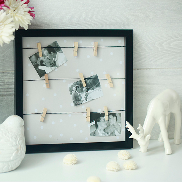 מסגרת עם 9 אטבים לתמונות