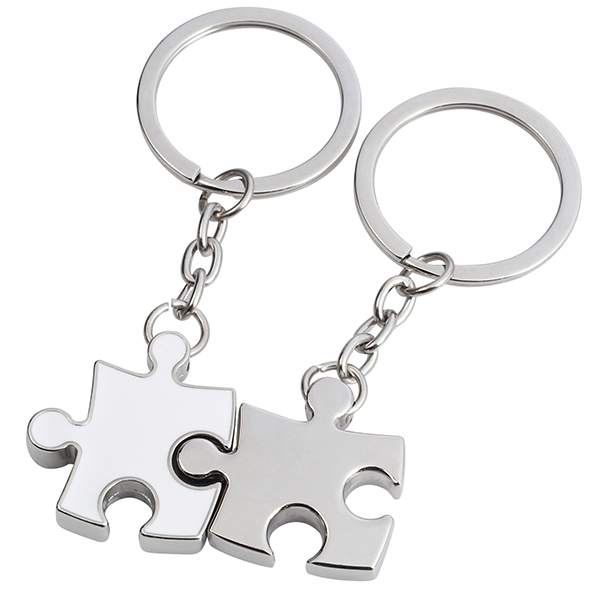 זוג מחזיקי מפתחות 'פאזל'