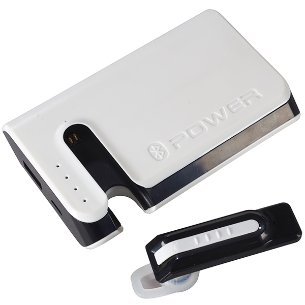 מטען Power Bank משולב עם אוזניית Bluetooth