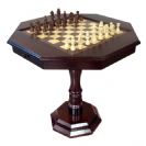 שולחן עץ שחמט מהודר עם מגירות
