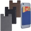 פאוצ' נצמד לטלפון סלולרי לכרטיסי אשראי דמוי עור