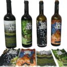 ברכה חגיגית - שרוול ברכה לבקבוק יין עם הדפסה צבעונית