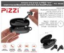 "פיצי" PiZZi זוג אוזניות מיני Bluetooth Hybrid in-Ear HeadPhones איכותיות עם בבית טעינה