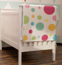 שמיכה למיטת תינוק מבד קורל פליז איכותי - כולל הדפסה צבעונית על כל השמיכה