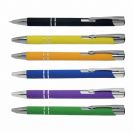 עט מתכת צפוי גומי