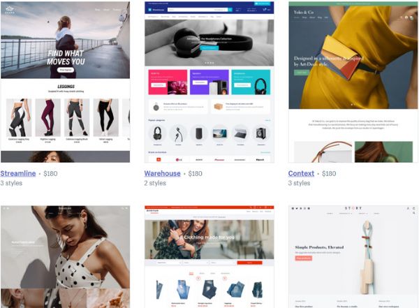 תבניות חנות וירטואלית