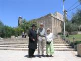 Dr. Abram & Beth Ber visiting with Rabbi Lieberman in Hebron
