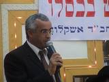 Roni Mahatzri, Mayor of Ashkelon, at a convention of Chabad Ashkelon