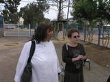 Mrs. Edit Brener, a close friend of our organization visiting the educational campus.