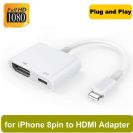 7608. وصلة hdmi من الايفون الى TV