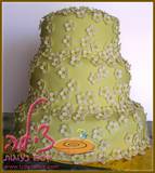 עוגת חתונה - 400 פרחים! - Wedding cake - 400 flowers!