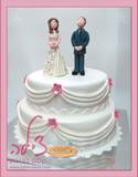 עוגת חתונה קלאסית - A classic wedding cake