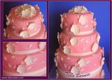 עוגת החתונה של ילנה - Wedding cake in pink