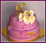 עוגה לחגיגת 50 שנות נשואין! - 50th wedding anniversary cake