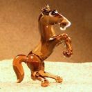 חיות מזכוכית סוס מזדקף 81001
